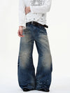 RT No. 32816 INK WASHED SCIMITAR DENIM JEANS