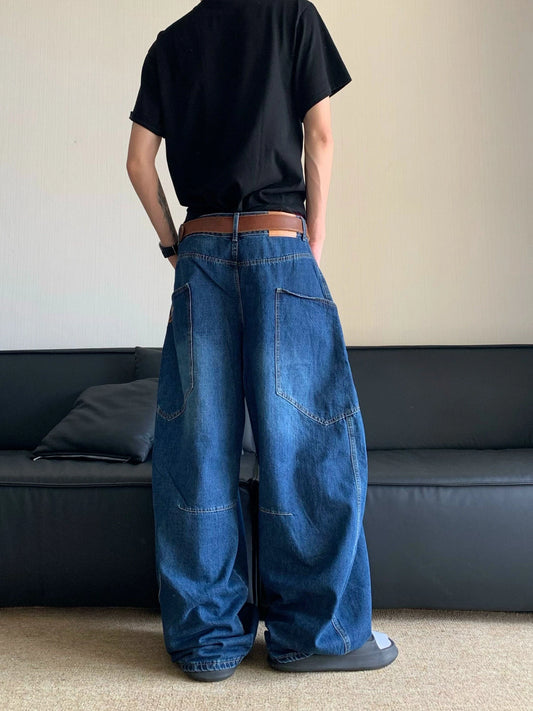 RT No. 18714 NAVY BLUE SCIMITAR JEANS