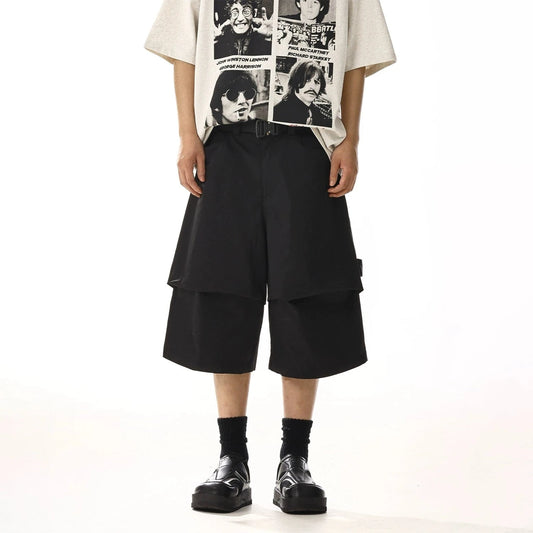 RT No. 13037 PLEATED CARGO SHORTS