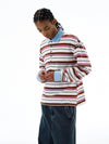 RT No. 19542 STRIPE POLO SWEATER