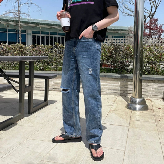 RT No. 18180 DISTRESSED DENIM JEANS