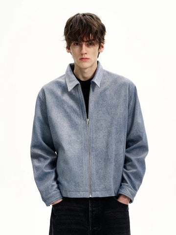 RT No. 50266 SUEDE ZIPPER JACKET