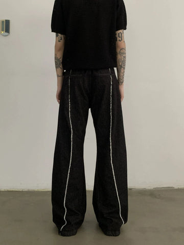 RT No. 19731 BLACK RODEO SCIMITAR JEANS