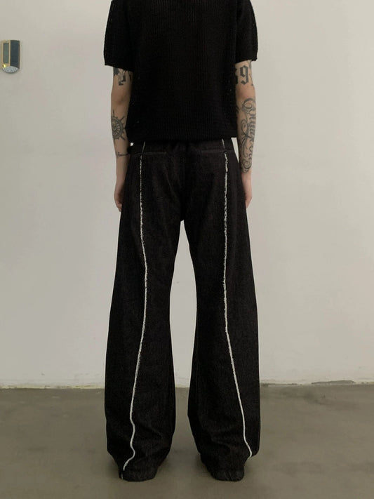 RT No. 19731 BLACK RODEO SCIMITAR JEANS
