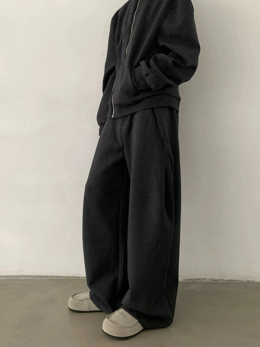 RT No. 29121 PLEATED SCIMITAR STRAIGHT SWEATPANTS