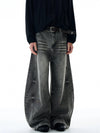 RT No. 32824 WHISKER WASH SCIMITAR DENIM JEANS