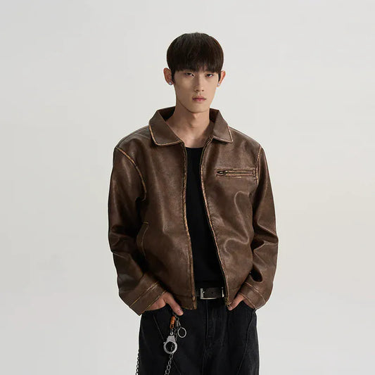 RT No. 40524 RODEO WASH LEATHER JACKET