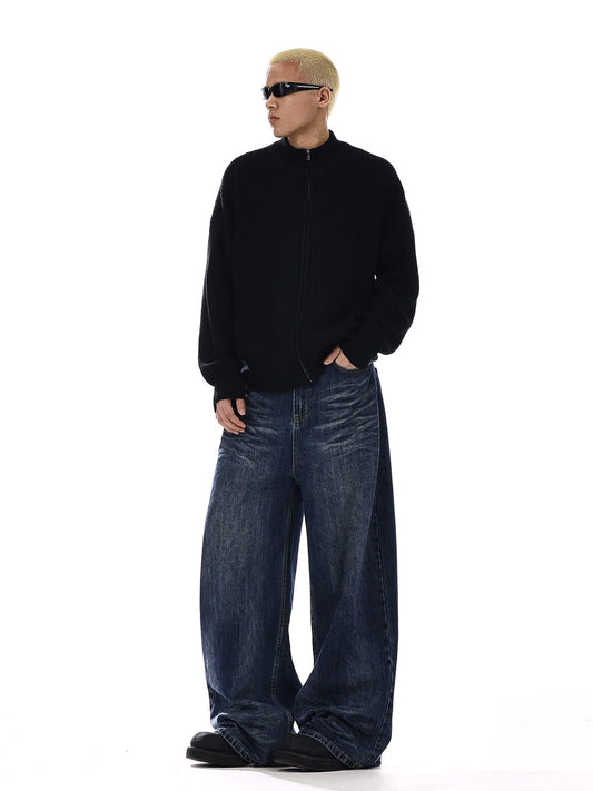 RT No. 12540 NAVY BLUE DENIM STRAIGHT JEANS