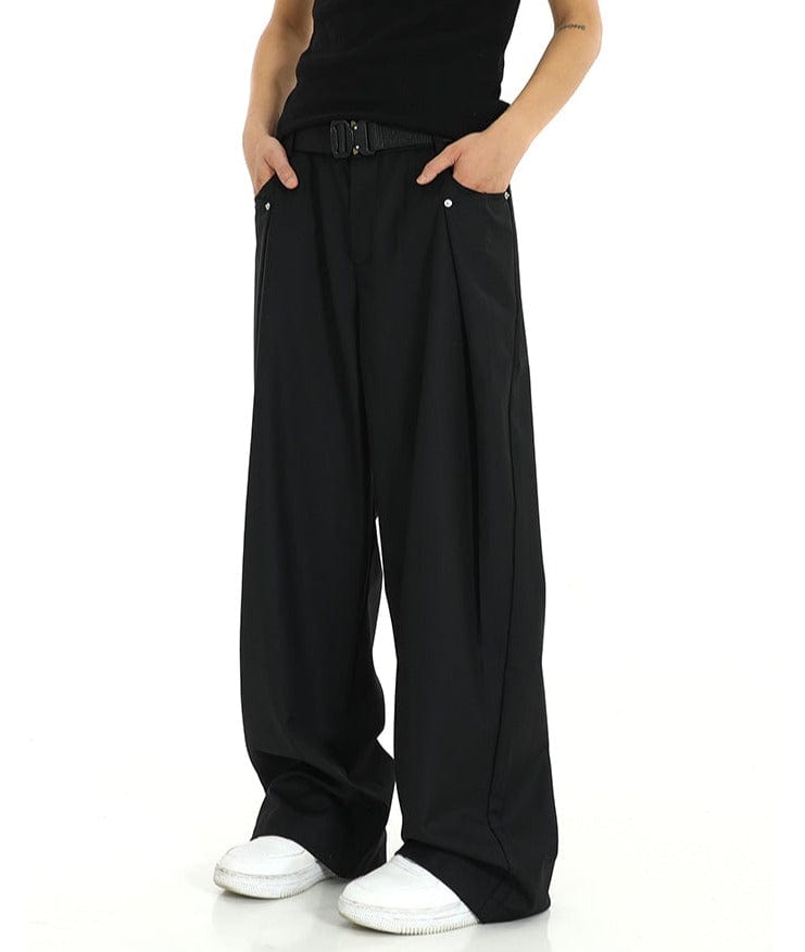 RT No. 9761 FOLDED WIDE PANTS