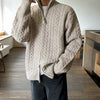 RT No. 45001 KNITWEAR TWIST ZIP SWEATER