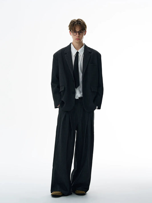 RT No. 45018 SUIT BLAZER & PLEATED PANTS