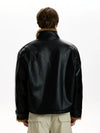 RT No. 45032 FUR LEATHER JACKET