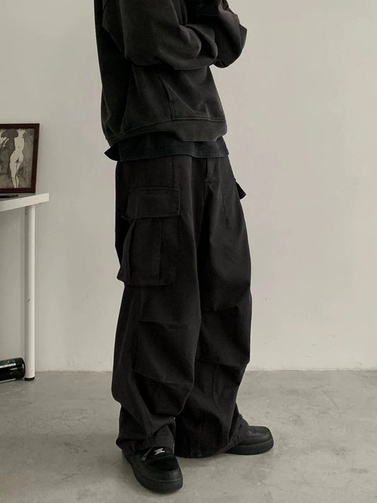 RT No. 18748 WORKWEAR PARACHUTE STRAIGHT PANTS