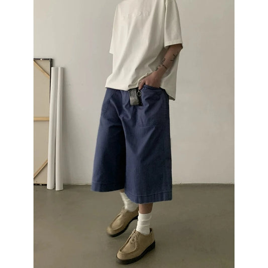 RT No. 19512 FRENCH BLUE LONG SHORTS