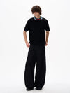 RT No. 18189 TWO PIECE KNIT COLLAR SHORT SLEEVE