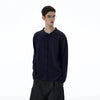 RT No. 20001 POLO COLLAR BUTTON-UP SWEATER