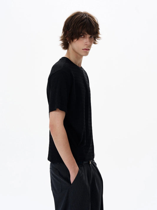 RT No. 18190 KNIT COLLAR SHORT SLEEVE