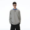 RT No. 20006 LOOSE STRIPED CREWNECK LONG SLEEVE