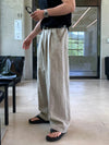 RT No. 18297 LINEN CASUAL STRAIGHT PANTS