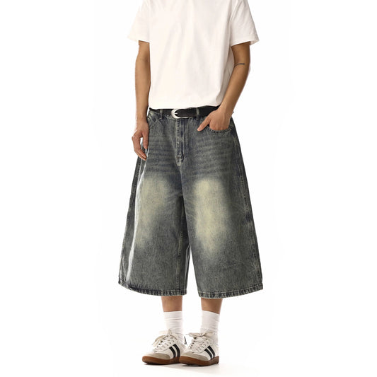 RT No. 18247 WHISKER WASH DENIM SHORTS