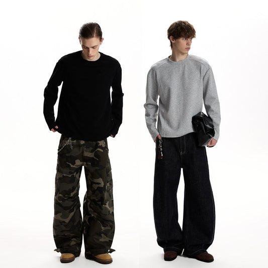 RT No. 59075 SILHOUETTE BOXY CREWNECK SWEATER