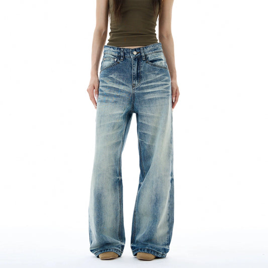 RT No. 19538 WASHED BLUE DENIM JEANS