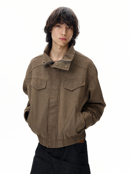 RT No. 31007 STAND COLLAR YORU DENIM JK
