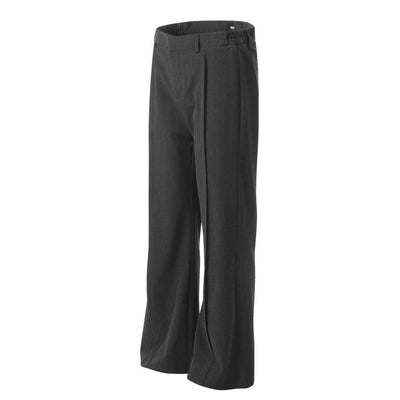 RT No. 11605 FOLDED PLEATED STRAIGHT CASUAL PANTS