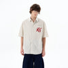RT No. 18509 STRIPED BUTTON-UP SHORT SLEEVE
