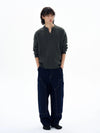 RT No. 29009 TWIST KNITWEAR V-NECK SWEATER