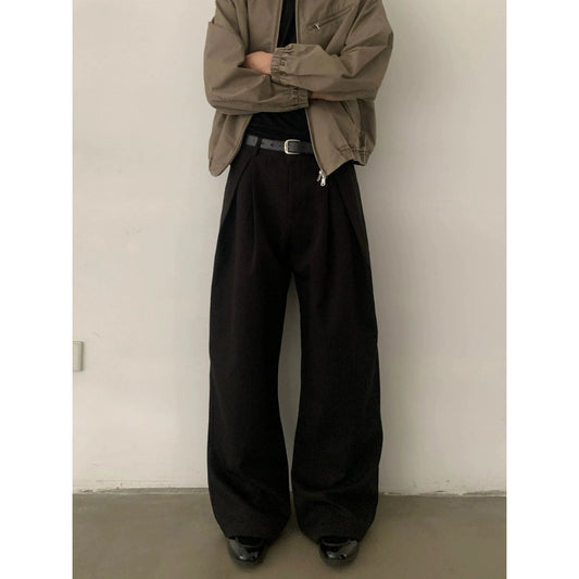 RT No. 28106 PLEATED WIDE STRAIGHT PANTS