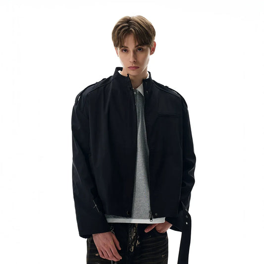 RT No. 40771 KAGE COLLAR ZIPPER JACKET