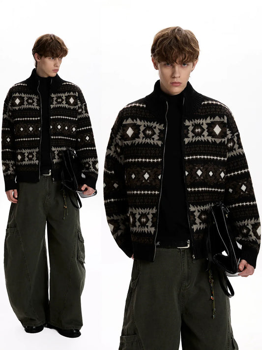 RT No. 50113 KNITWEAR MOCK NECK SWEATER