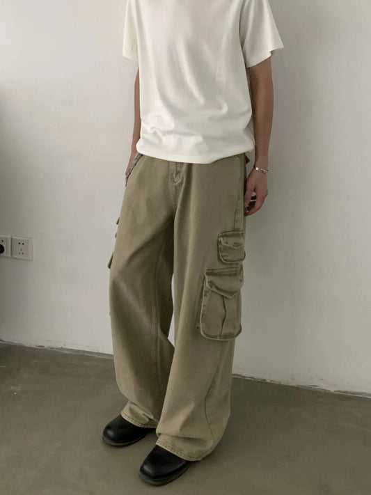 RT No. 19718 CARGO POCKET STRAIGHT PANTS