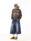 RT No. 13009 WASHED BLUE DENIM SHORT JEANS