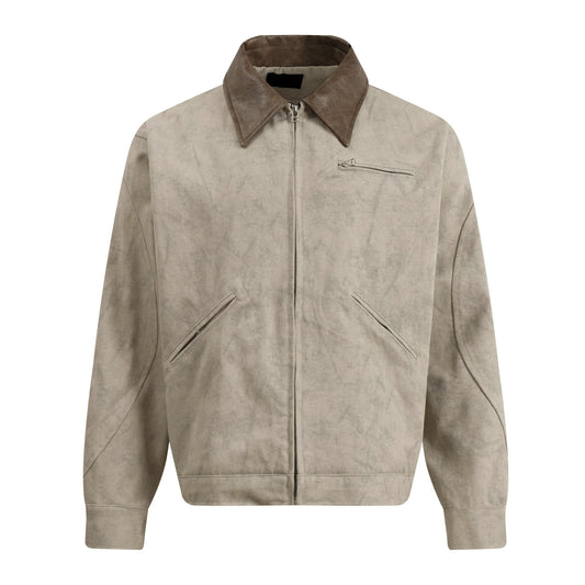 RT No. 50127 DRIFTWOOD LEATHER COLLAR WORKWEAR JACKET