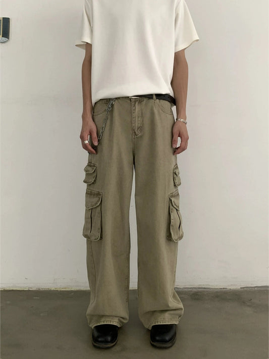 RT No. 19718 CARGO POCKET STRAIGHT PANTS