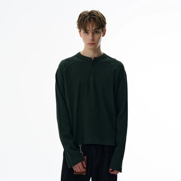 RT No. 42009 HENRY COLLAR WAFFLE ONGSLEEVE