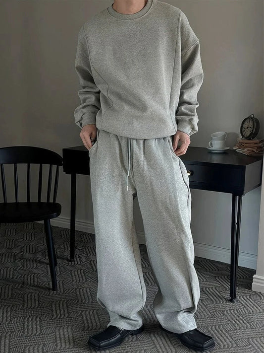 RT No. 11522 BLANK SWEATER & STRAIGHT SWEATPANTS