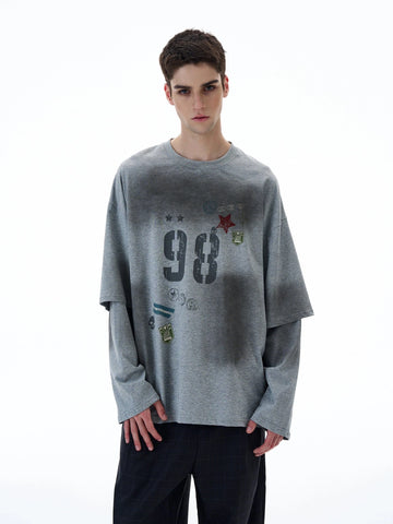 RT No. 20013 GRAFFITI TWO PIECE LONG SLEEVE