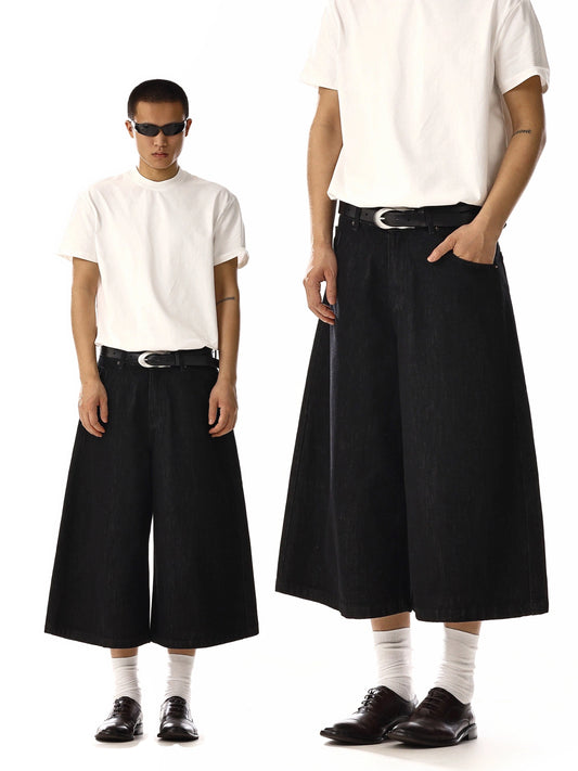 RT No. 18248 BLACK WIDE SHORTS