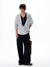 RT No. 12709 VERTICAL STRIPED COLLAR SHIRT