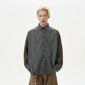 RT No. 40847 YORU PLAID BUTTON-UP SHIRT