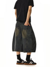 RT No. 18204 WASHED DENIM SHORTS
