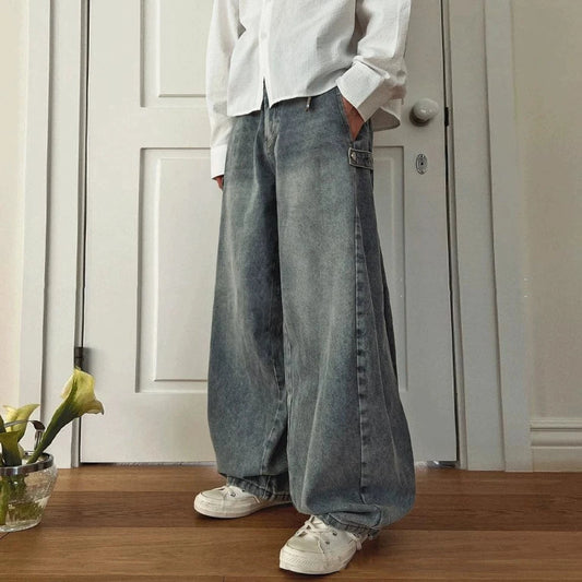 RT No. 32042 MAINICHI WIDE STRAIGHT DENIM JEANS
