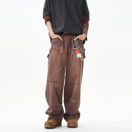 RT No. 12005 WASHED CARPENTER STRAIGHT PANTS