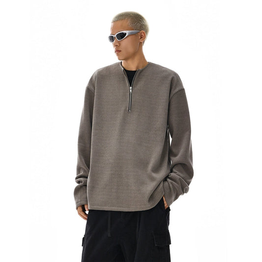 RT No. 12117 KNIT HALF ZIP LONGSLEEVE