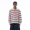 RT No. 19542 STRIPE POLO SWEATER