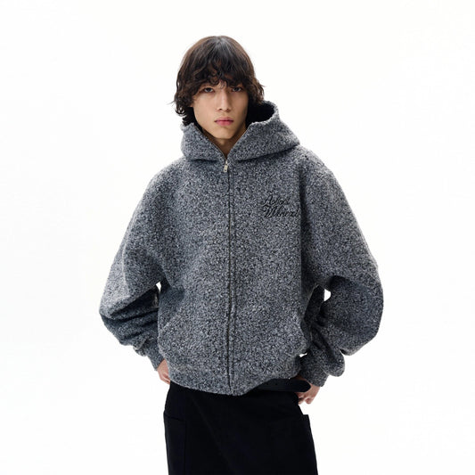 RT No. 32108 WOOLEN CURSIVE ZIP HEAVY JK