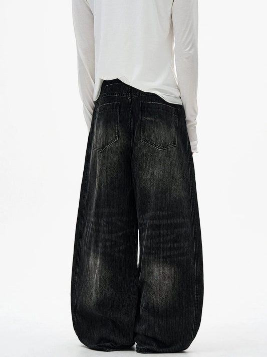 RT No. 32818 WASHED SCIMITAR DENIM JEANS